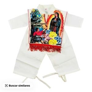 Kids Cultural Costume with Religious Print